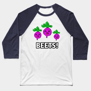 Beets - Kawaii Beets - Cute Veggies - Graphic Vector Clipart Baseball T-Shirt